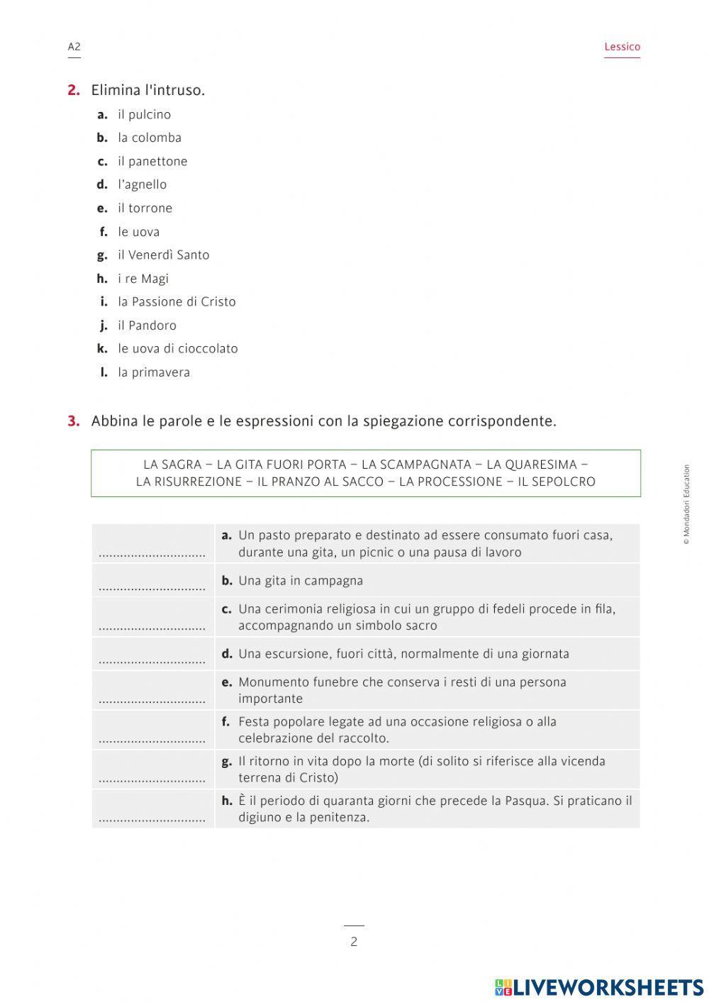 La Pasqua e la Pasquetta