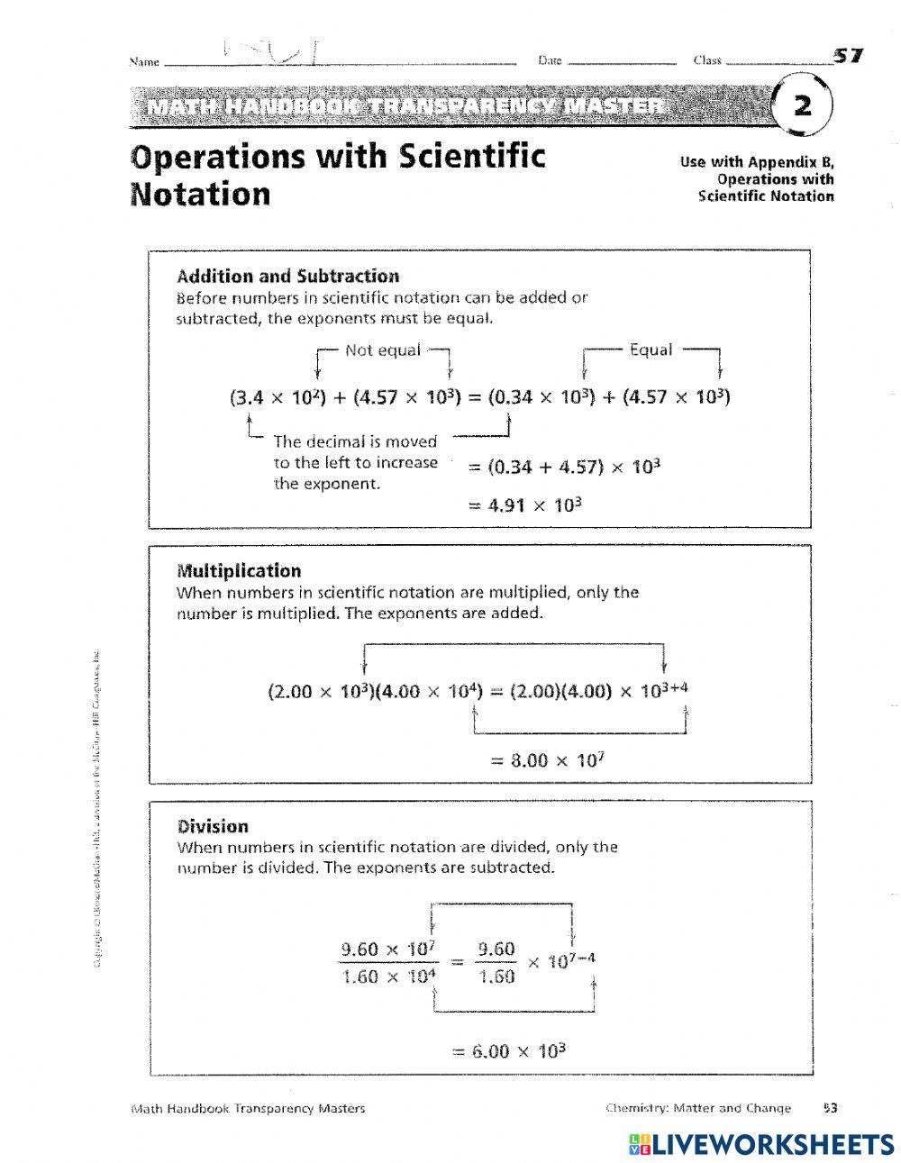 Multiply Divide Scientific Notation Online Exercise For Live Worksheets multiply-divide-scientific-notation-online-exercise-for-live-worksheets