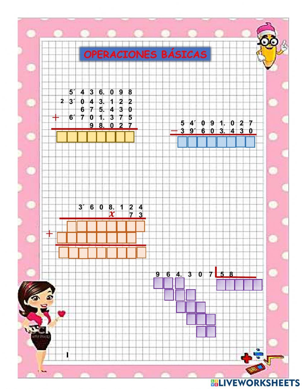 Operaciones Básicas