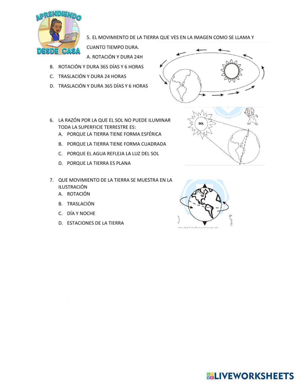 Los movimientos de la tierra