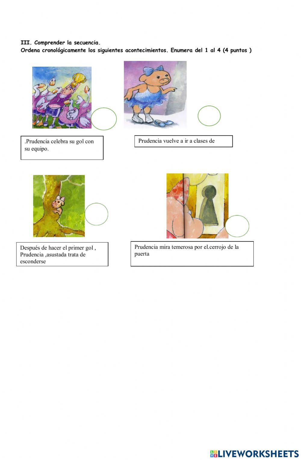 Prueba lenguaje prudencia