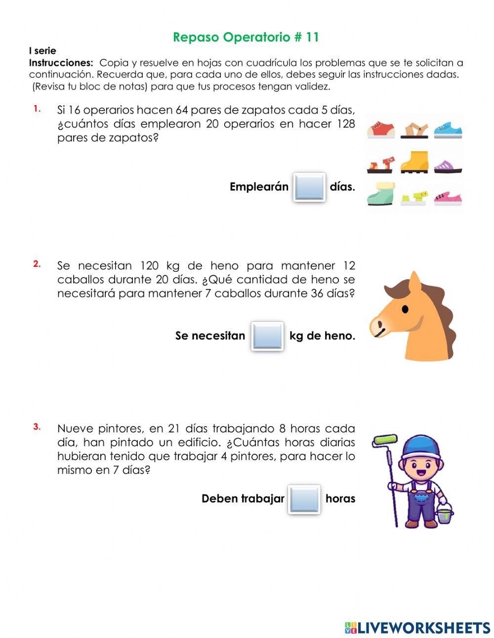 Repaso Operatorio 11