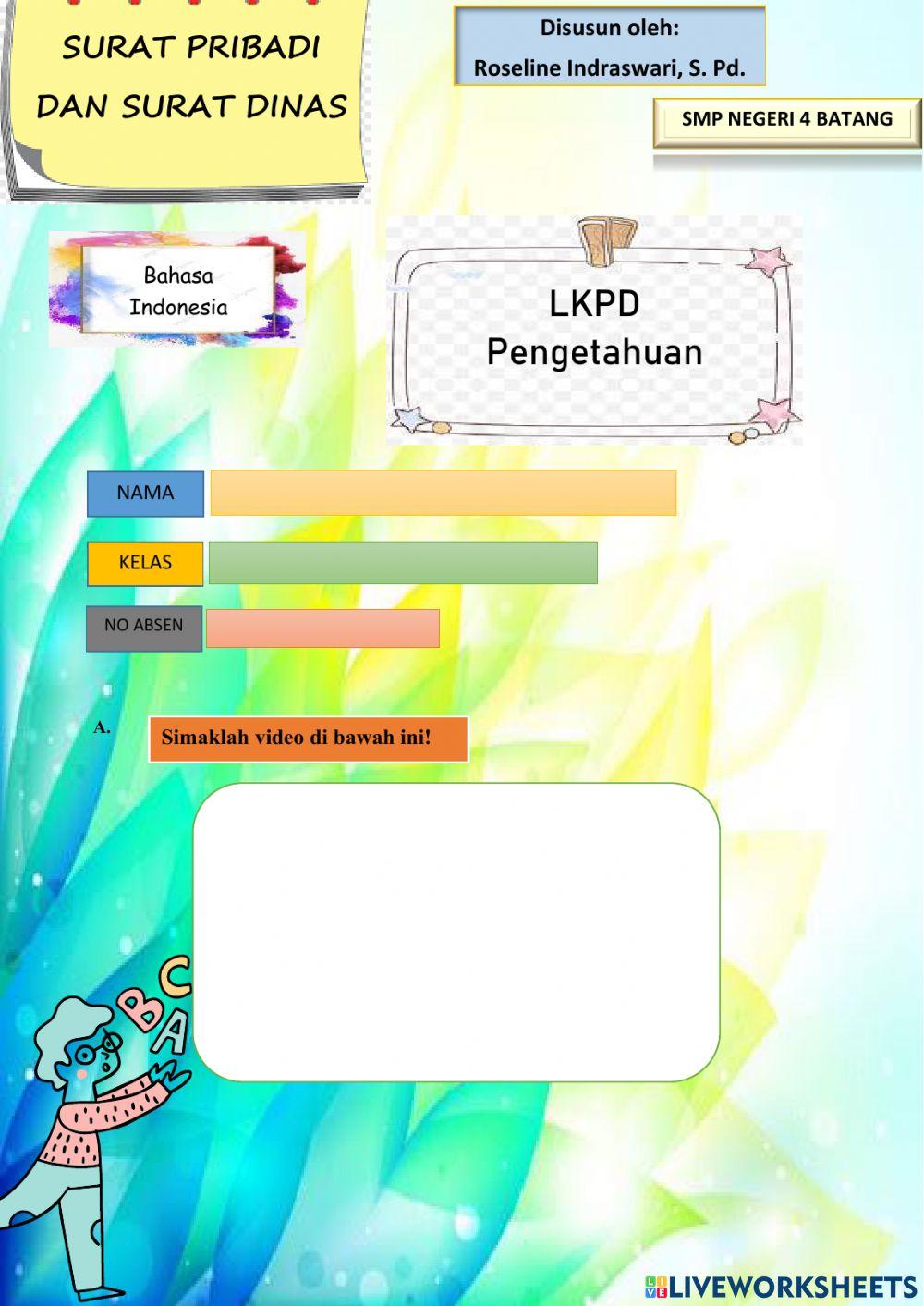 PH Surat Pribadi dan Surat Dinas