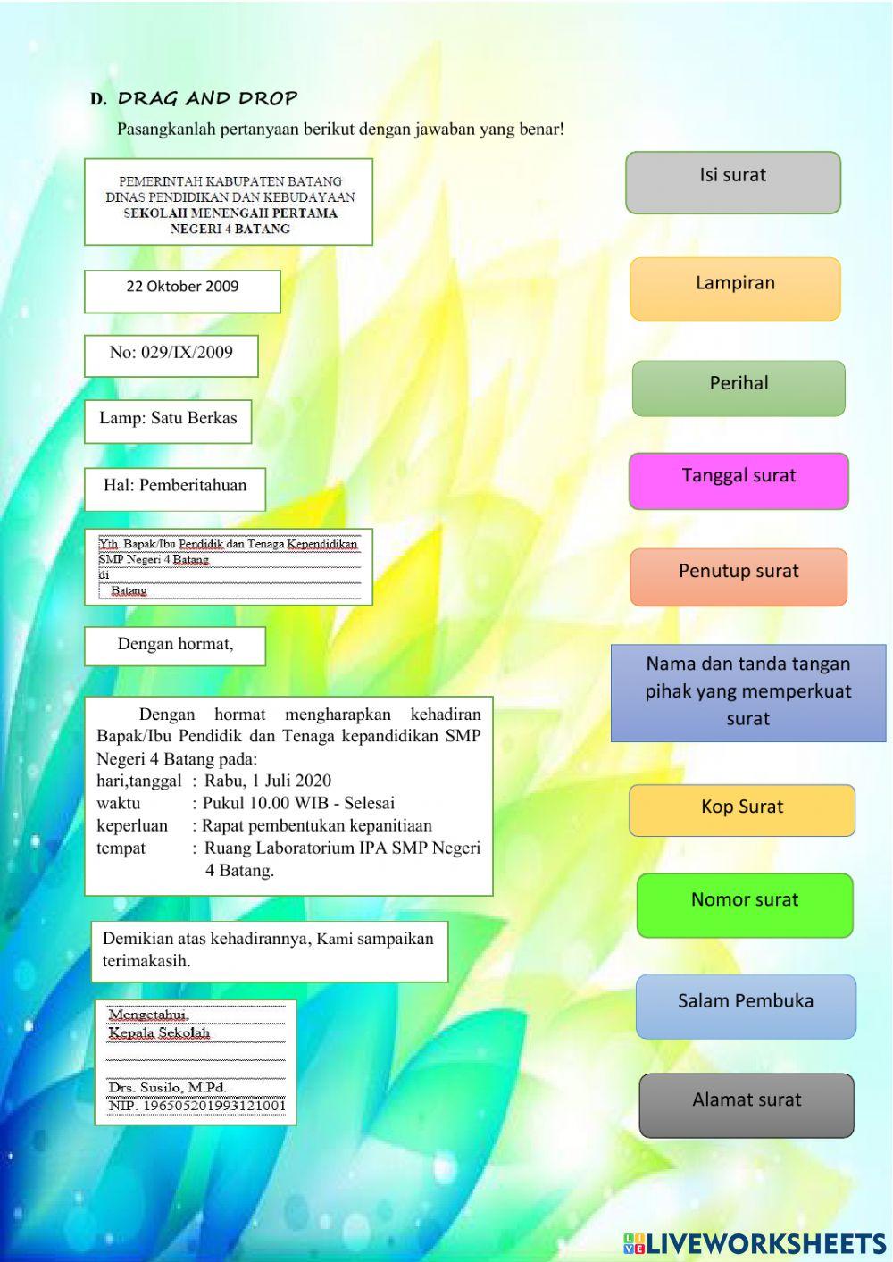 PH Surat Pribadi dan Surat Dinas