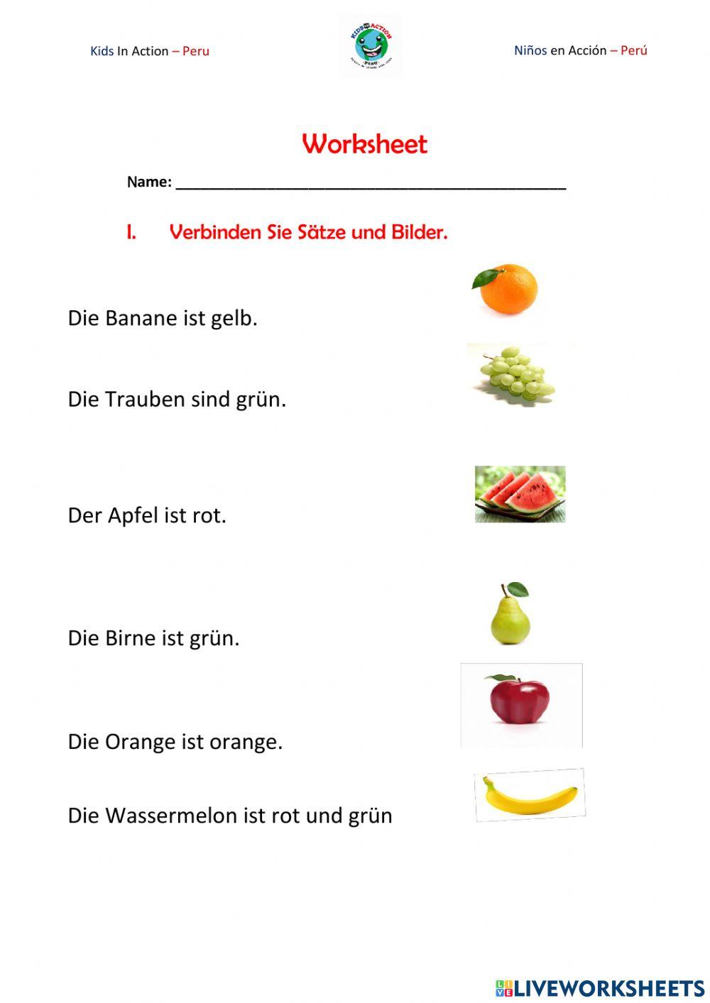 Obst und Gemüse