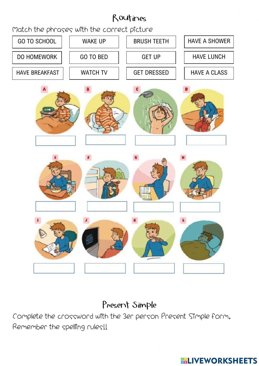 1128665 | Routine - Present Simple | Natyy