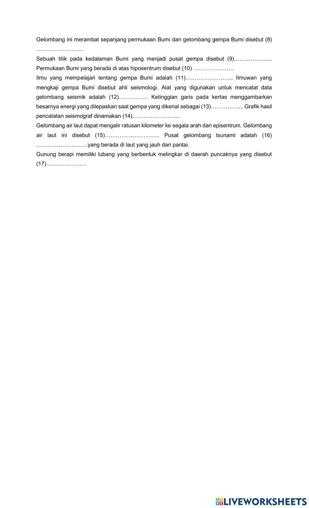 Lapisan bumu dan litosfer