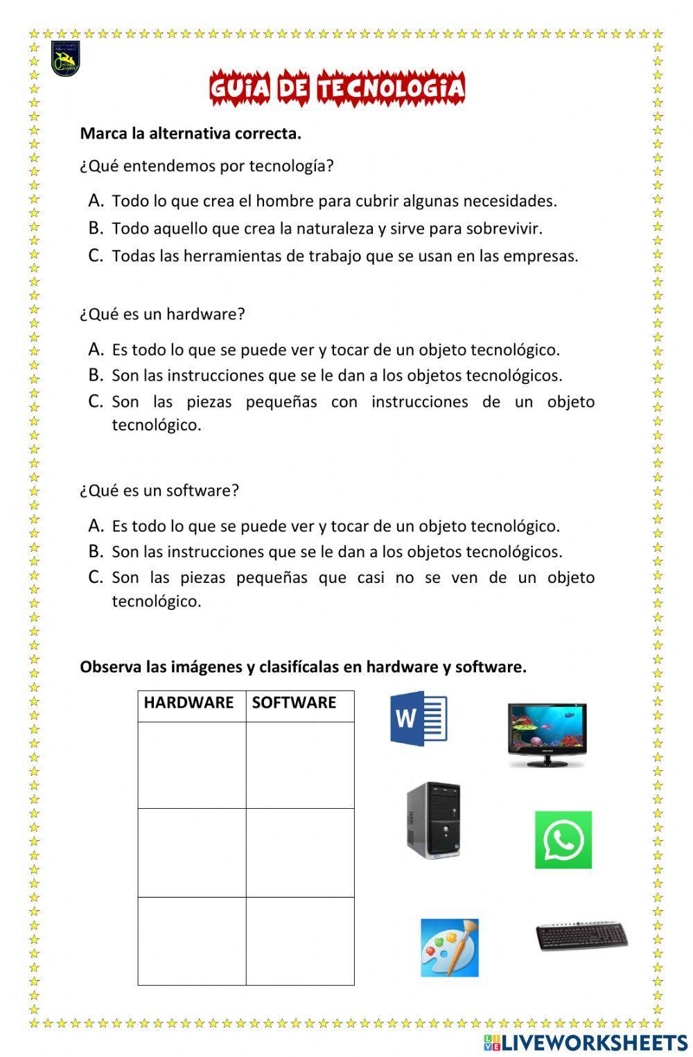 Repaso de Tecnología