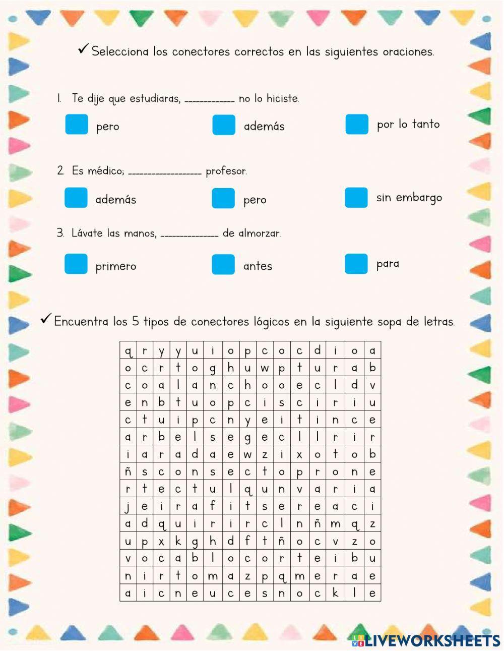 Conectores lógicos Conectores lógicos