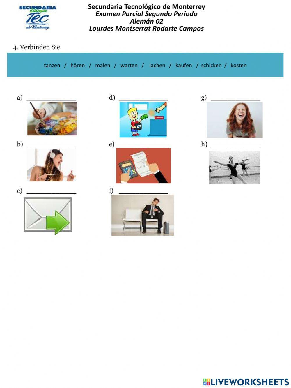 Examen parcial Tercer Periodo Alemán 02