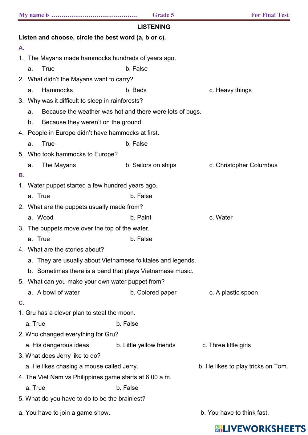 Learning HKIIG5-20-21