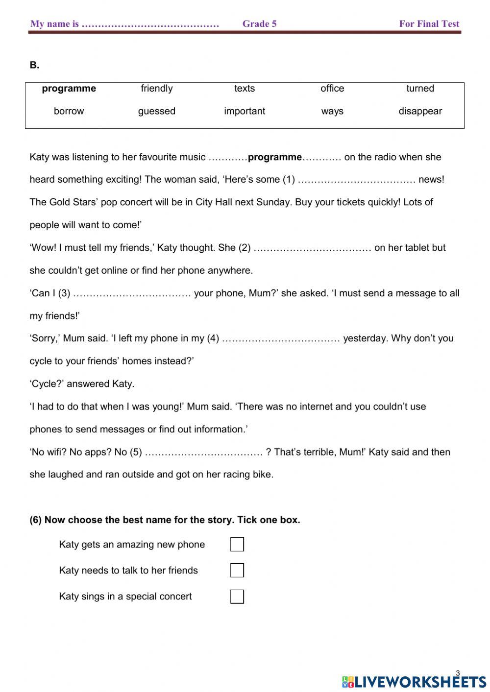 Reading HKIIG5 20-21