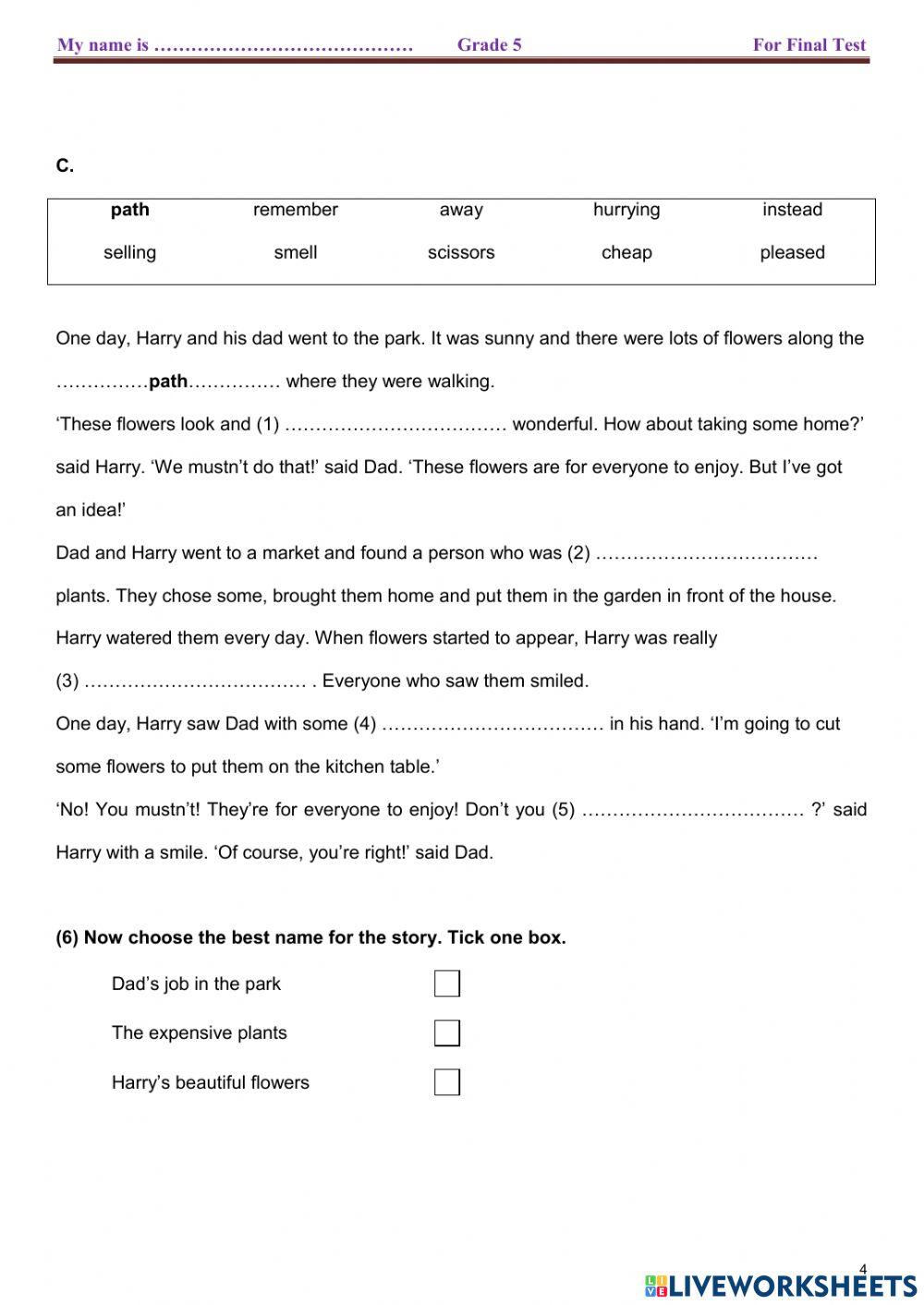 Reading HKIIG5 20-21