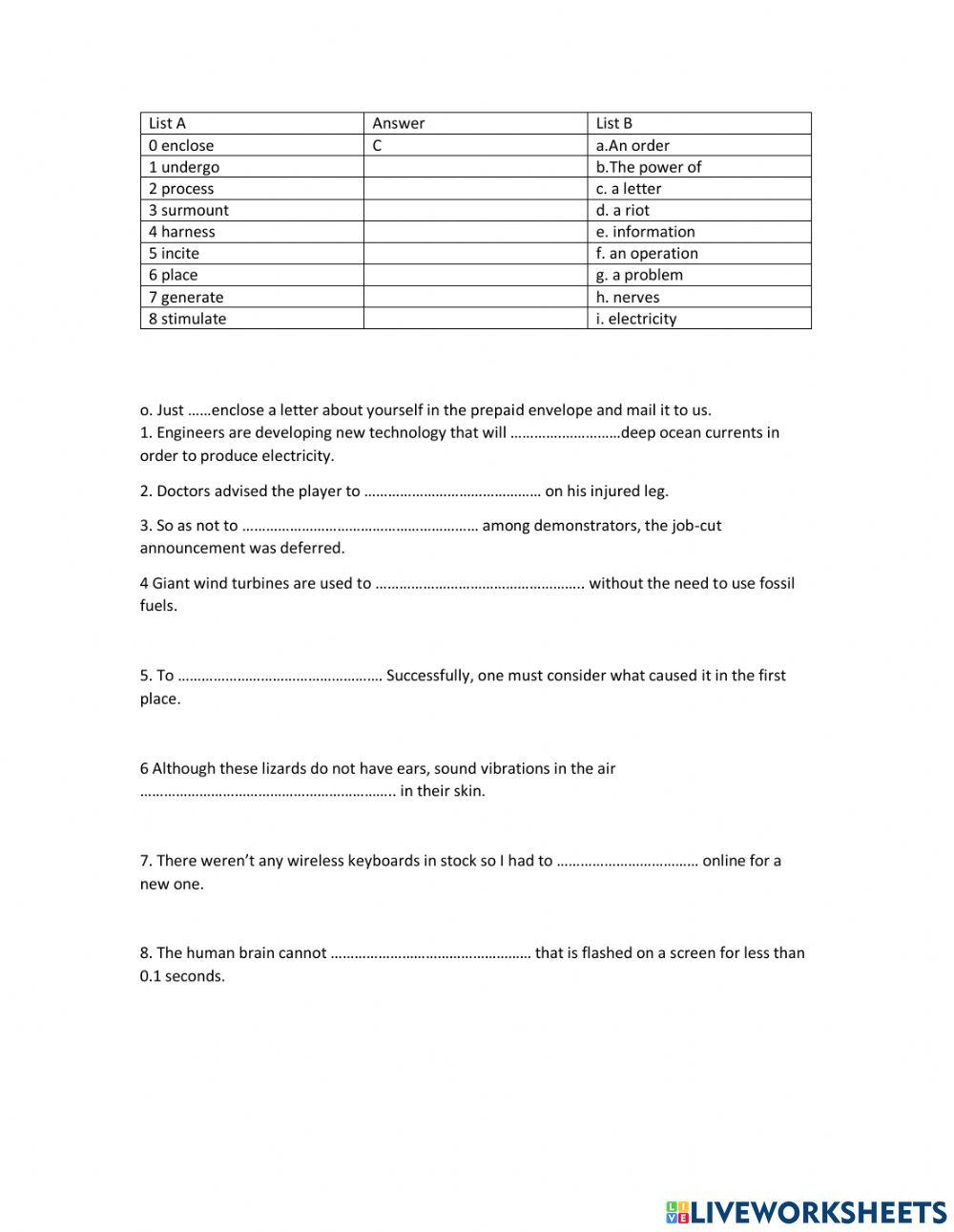 Proficiency test one page 37