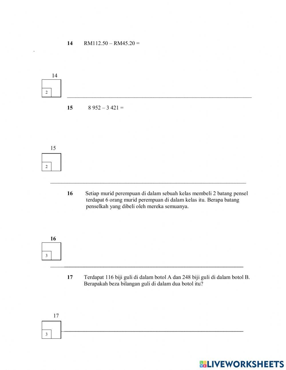 Ujian minggu 4 Tahun 2