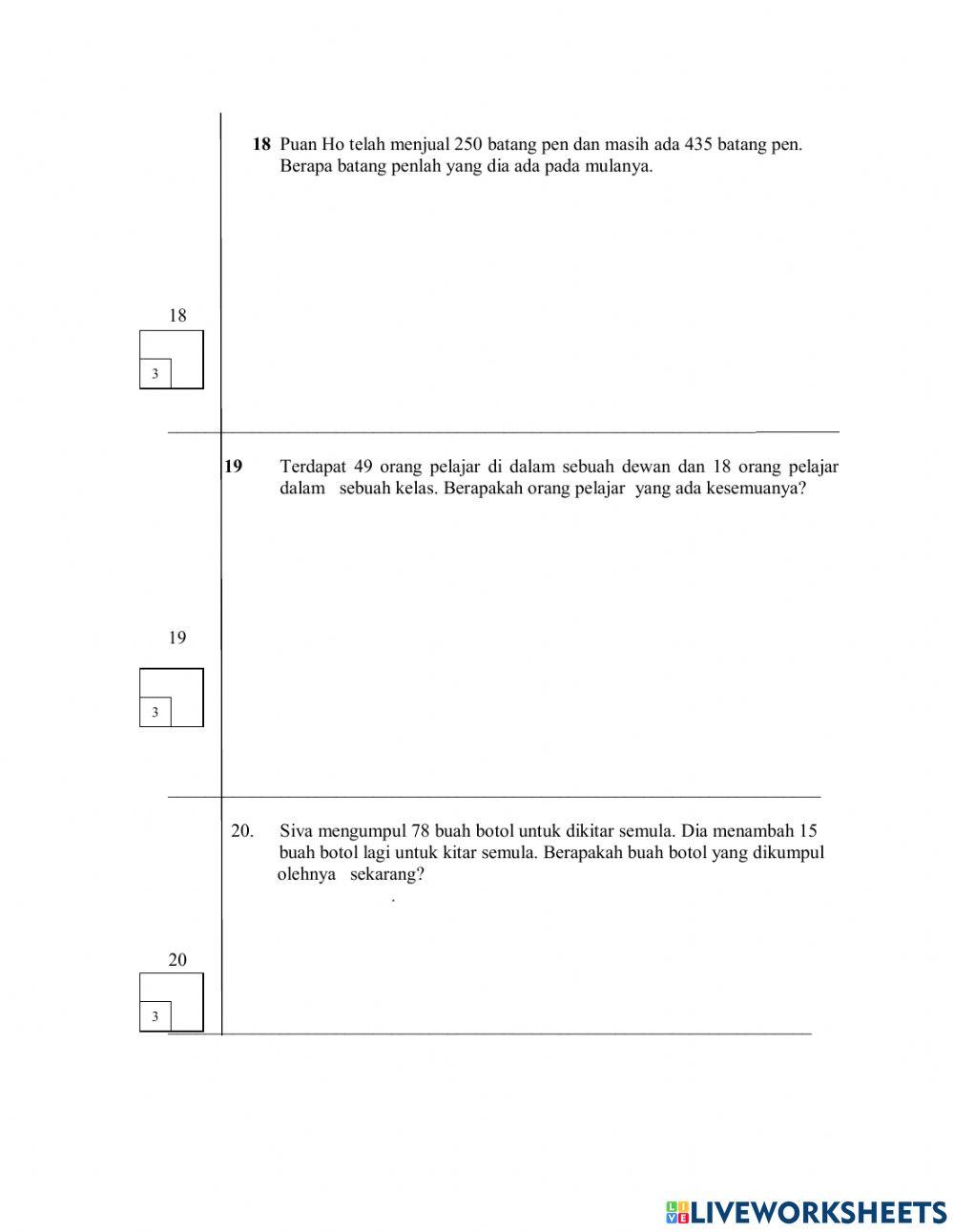 Ujian minggu 4 Tahun 2