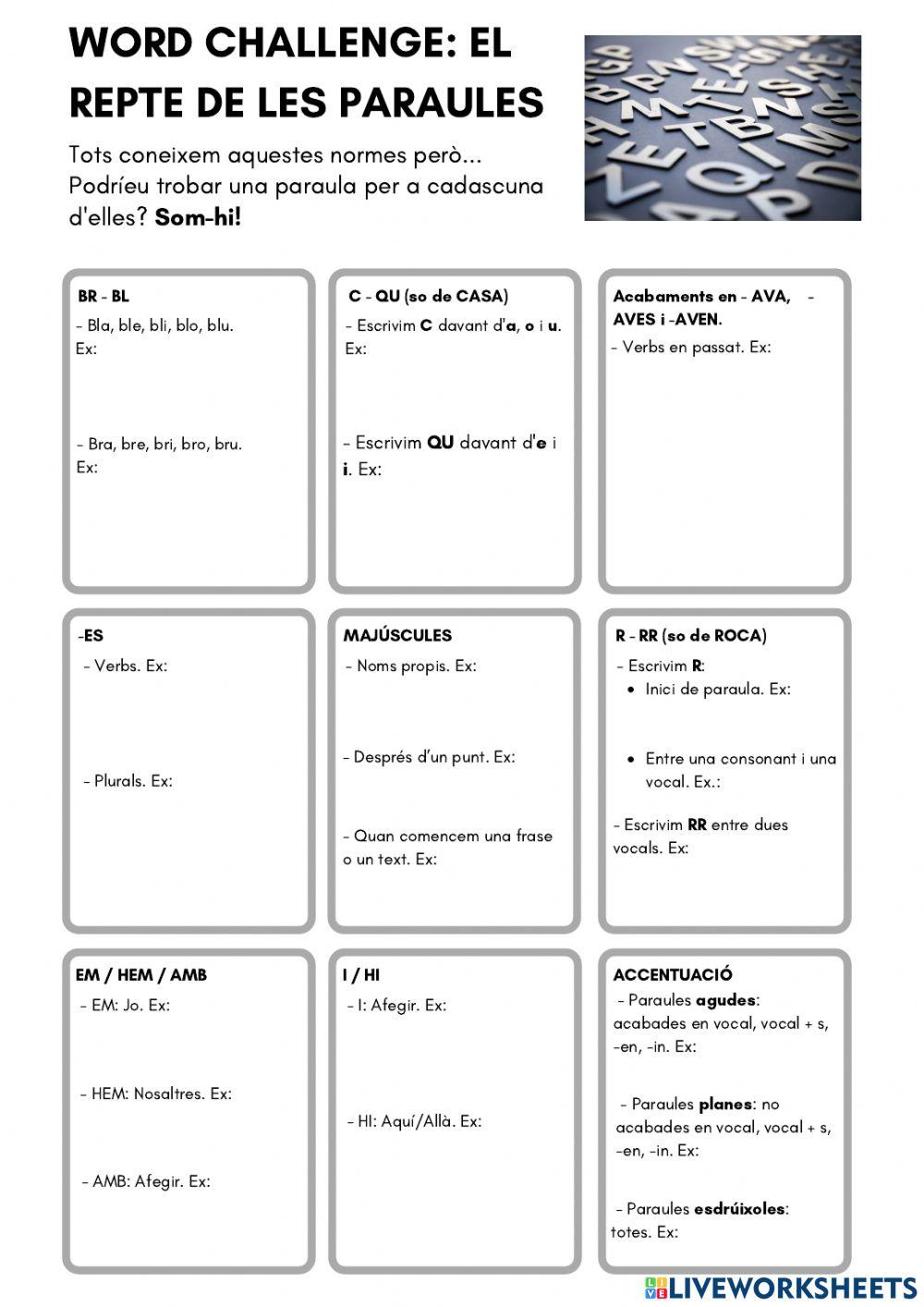 Ortografia Cicle Superior