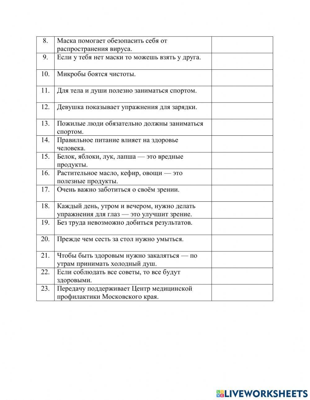 Слушание: здоровье