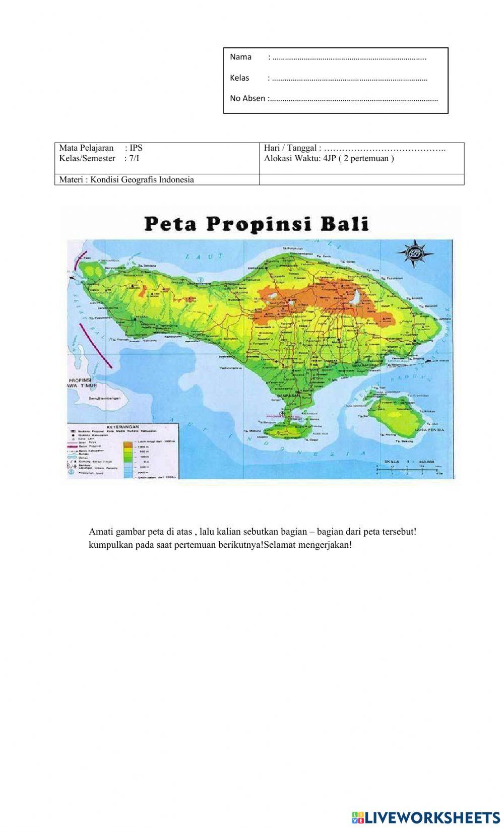 Lkpd ips kelas 7 materi kondisi geografis indonesia
