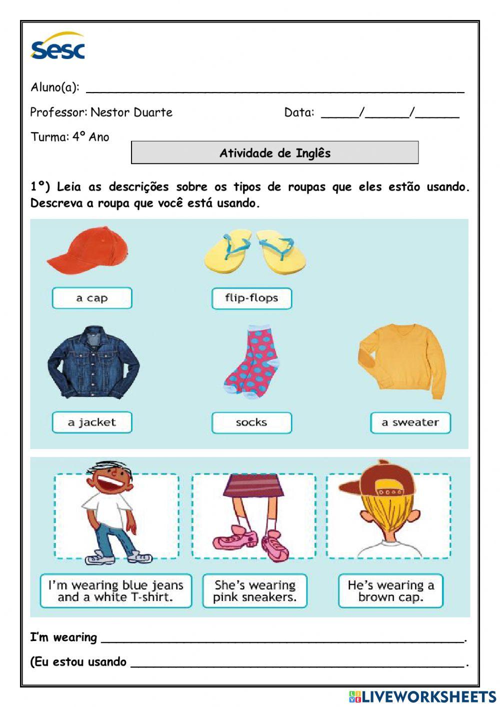 Atividade escrita e auditiva de 27-04-2021. Atividade escrita e auditiva de 27-04-2021.