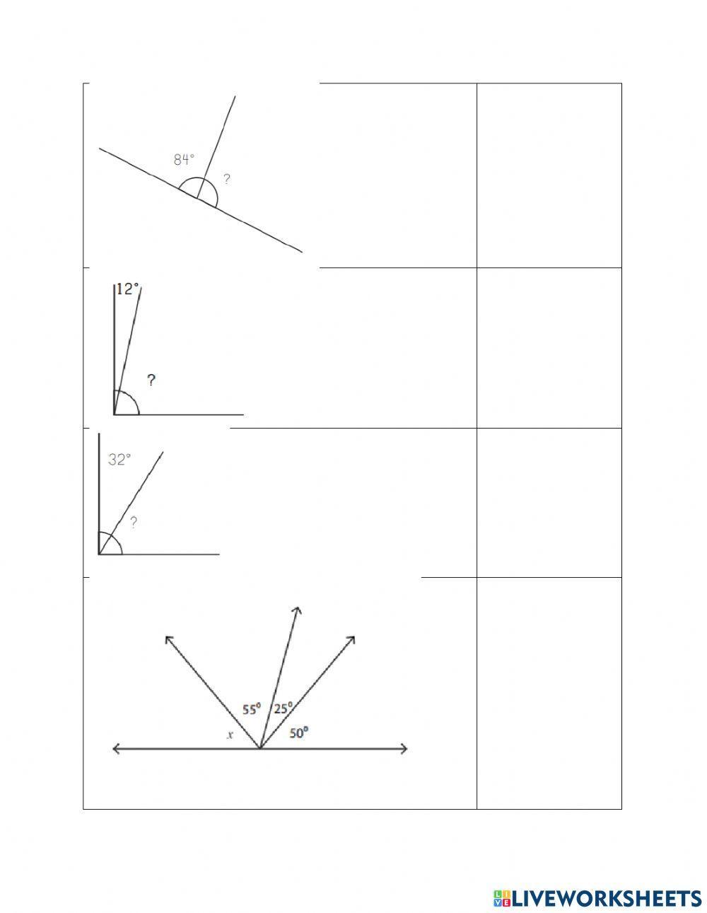 Year 5 Term 3 Week 3 - Identifying missing angles