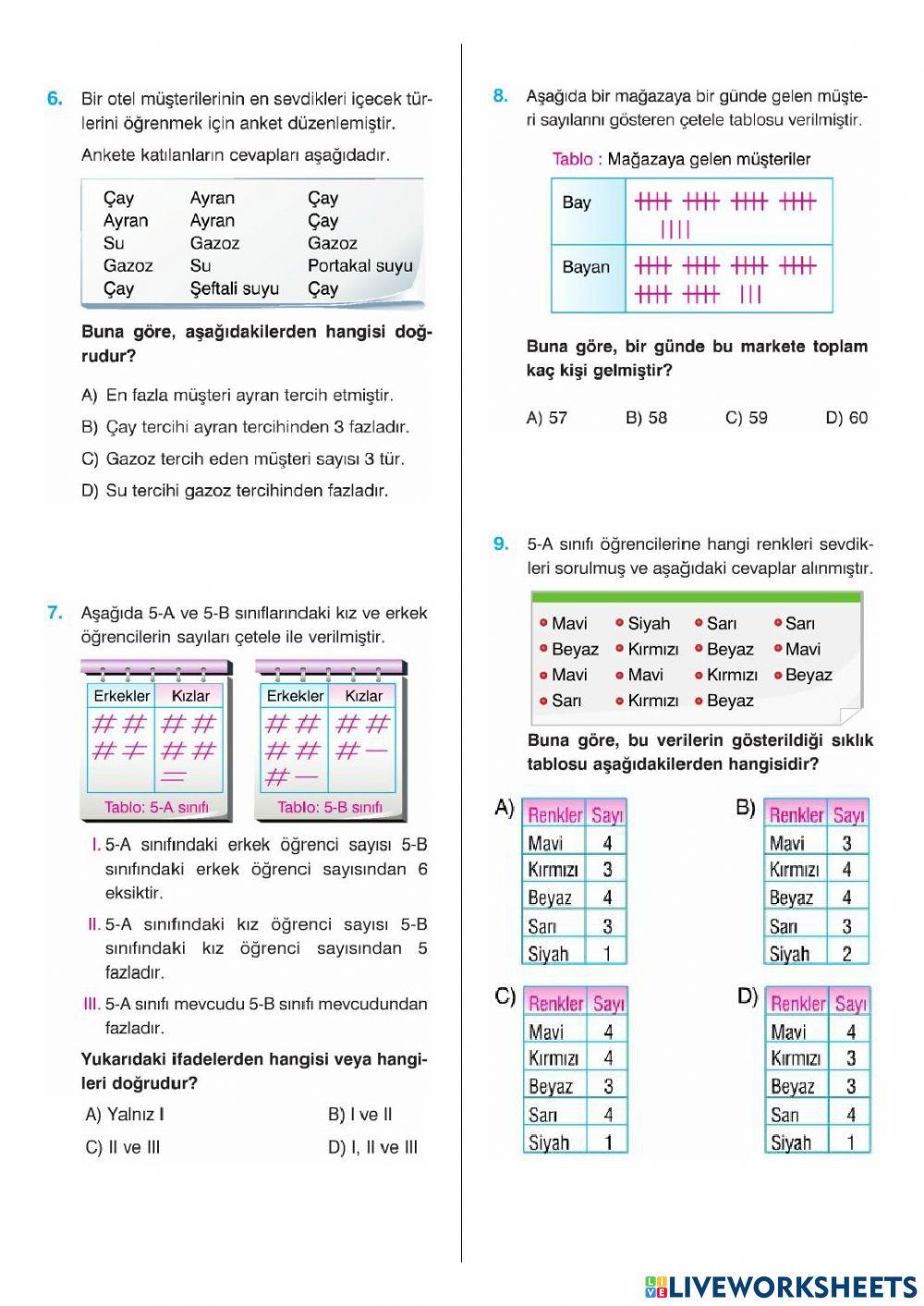 5. sinif veri̇ toplama ve değerlendi̇rme-test-01
