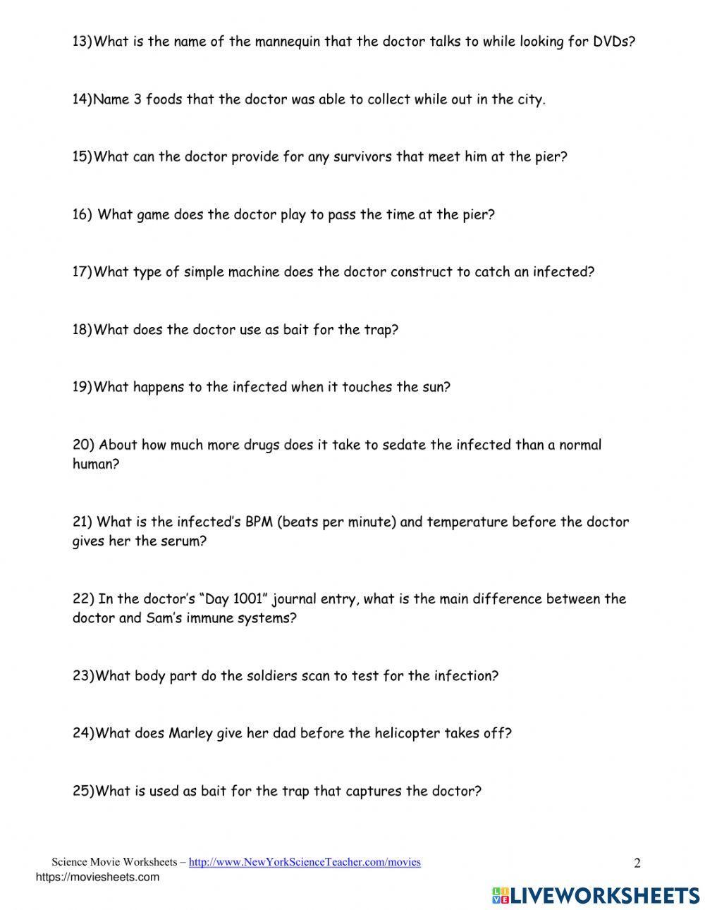 I Am Legend Movie Notes