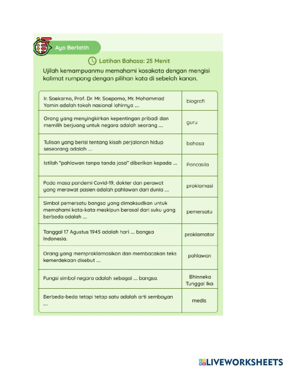 Lembar Aktivitas Siswa