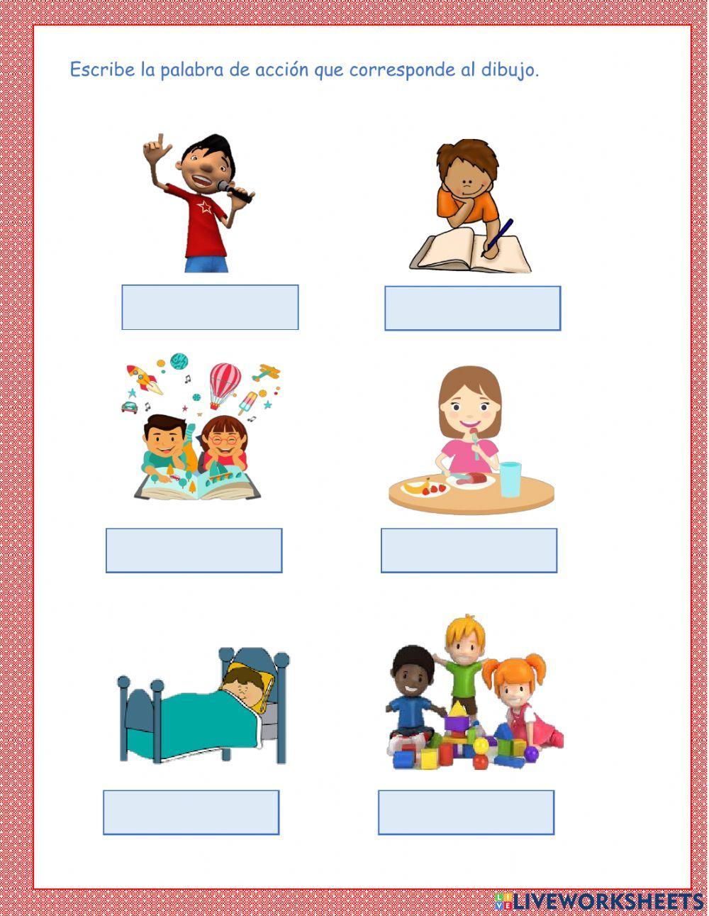 Palabras de acción