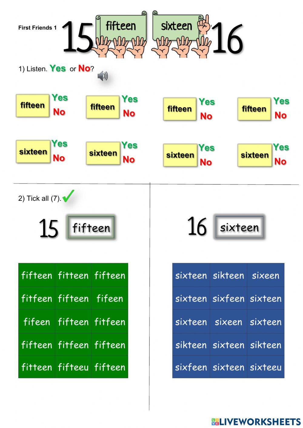 First Friends 1 - 15, 16 (2)