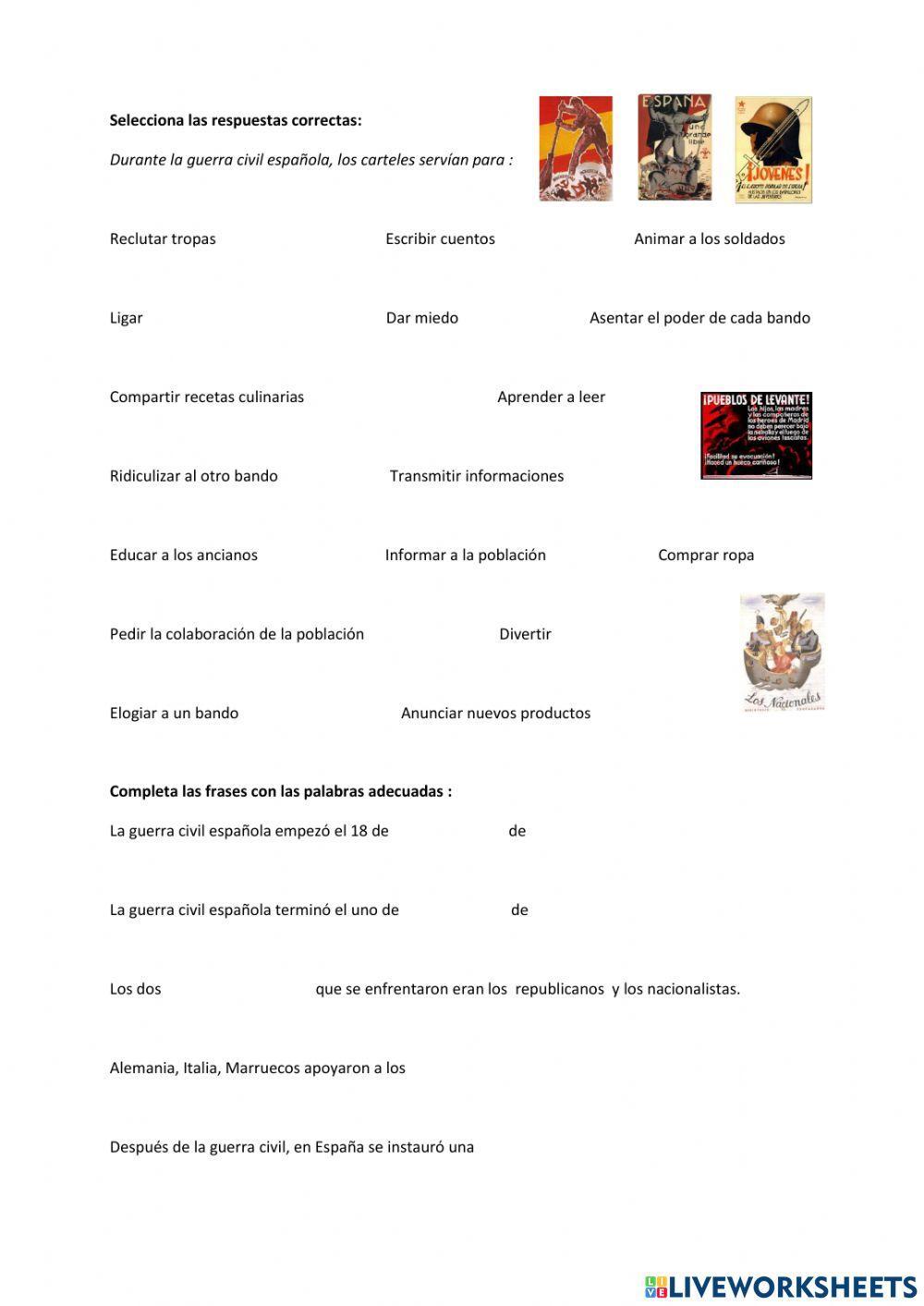 La guerra civil española