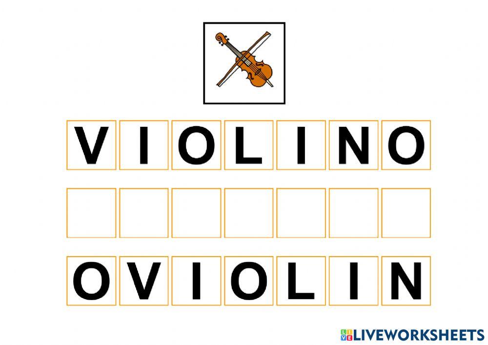 Scrivi le parole musica