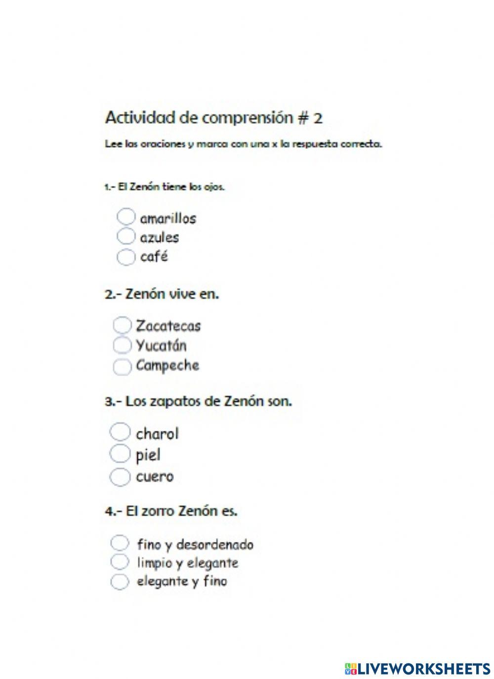 El zorro Zenón El zorro Zenón