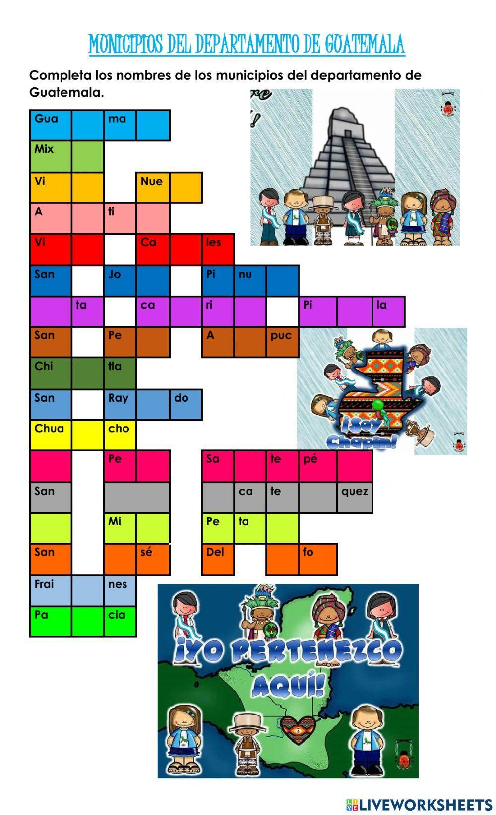 Municipios del Departamento de Guatemala