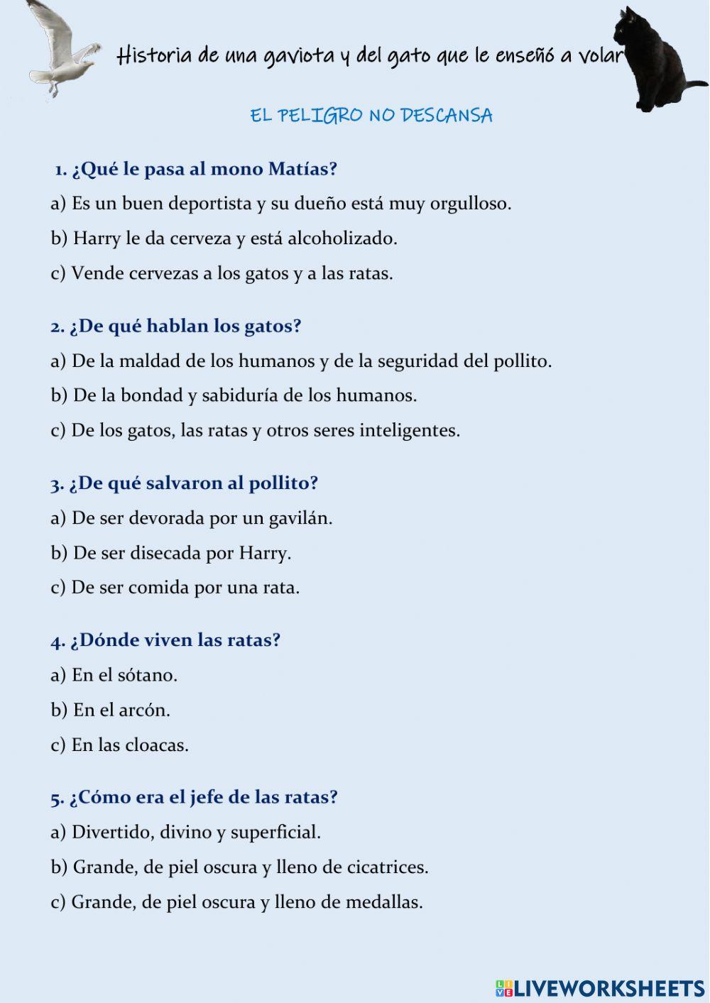 Historia de una gaviota y del gato que le enseñó a volar