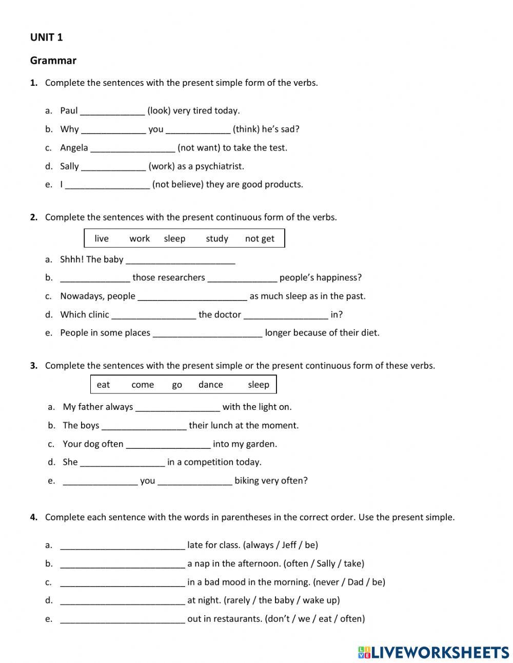 Units 1 & 2 Quiz - Life