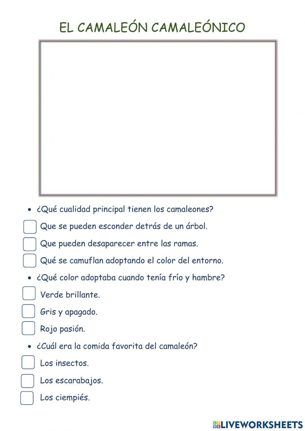 El camaleón camaleónico