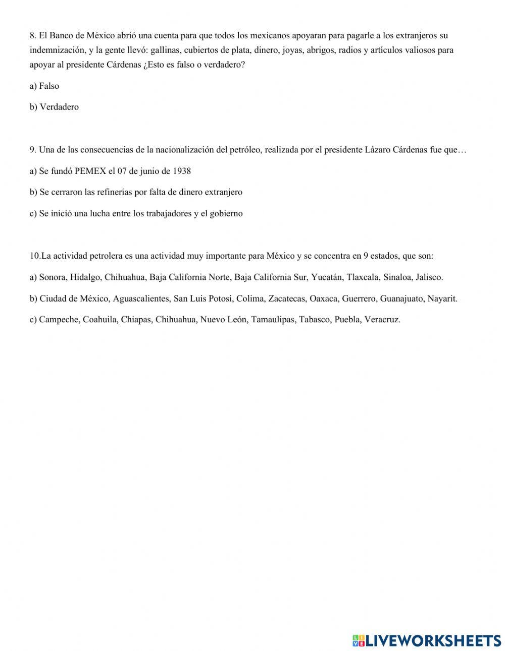 La expropiación petrolera