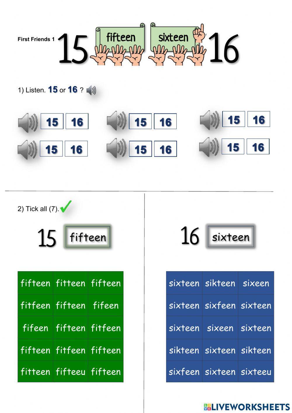 First Friends 1 - 15, 16 (1)