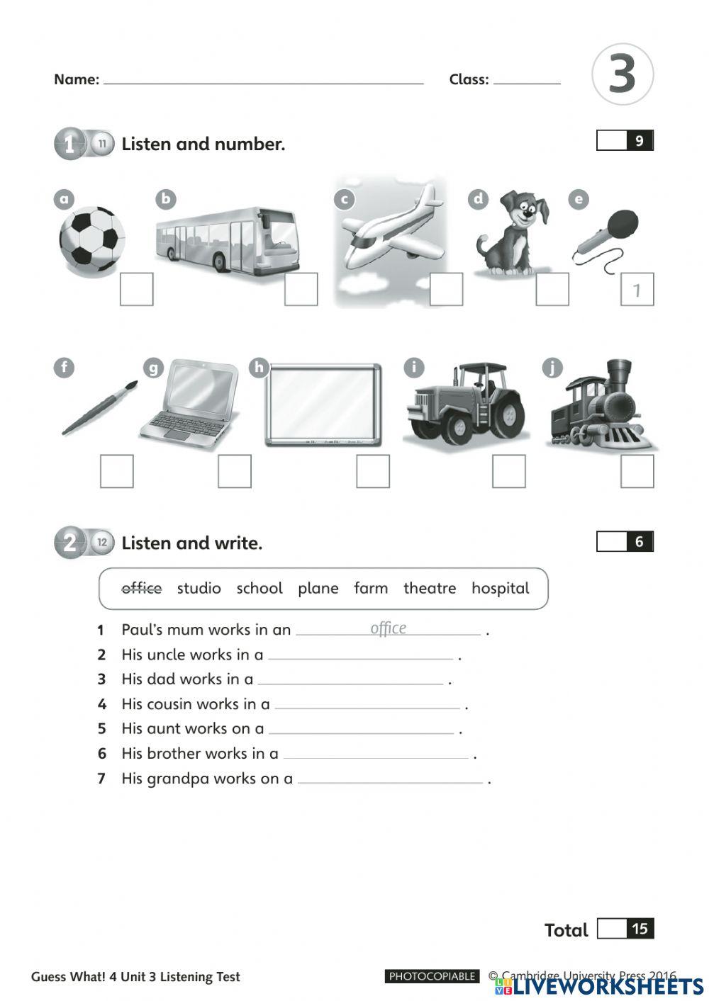 GUESS WHAT 4 - UNIT 3