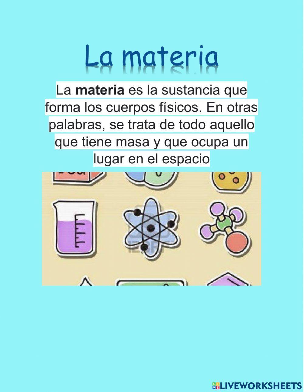 La materia