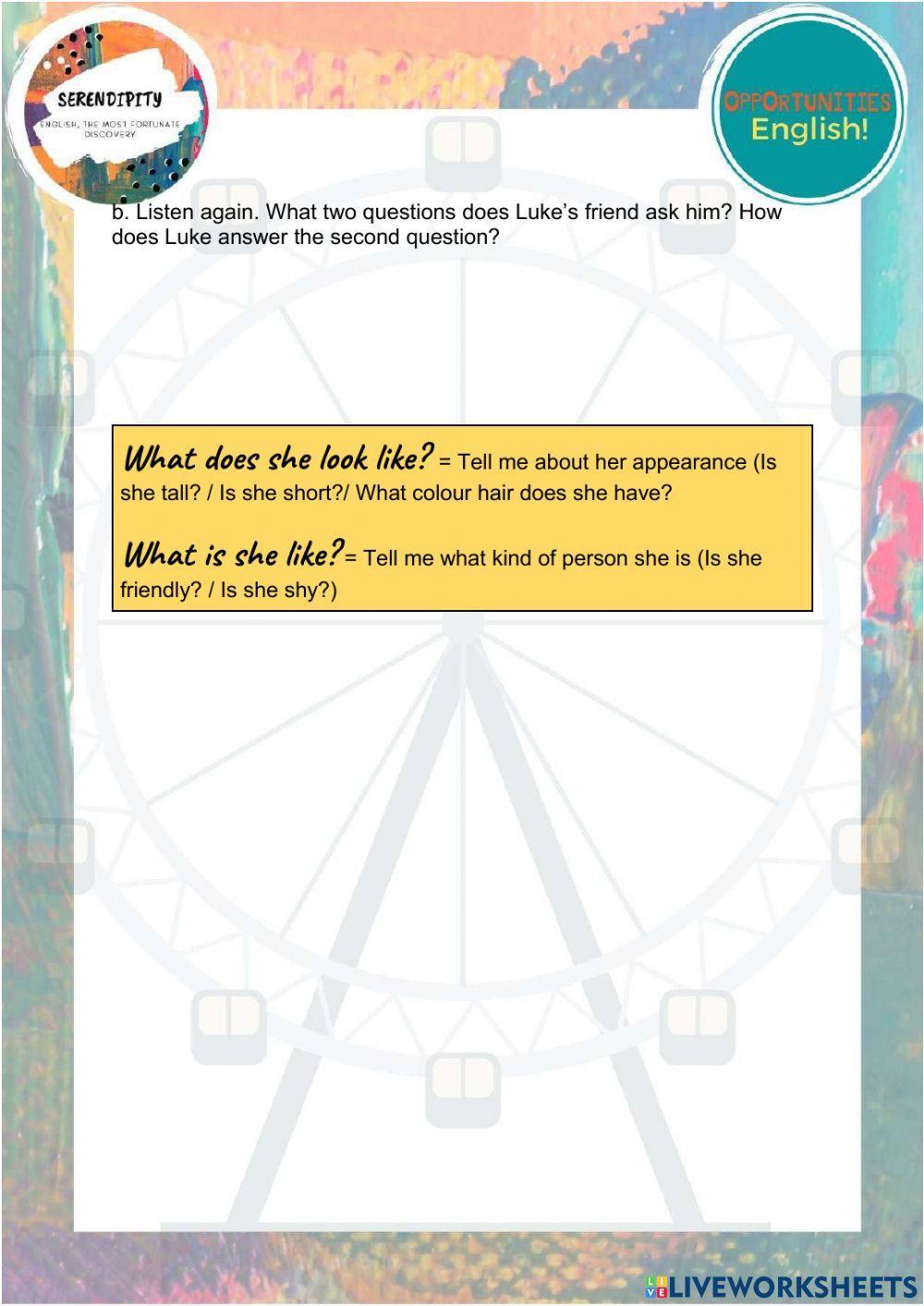 Unit 1b pre intermediate