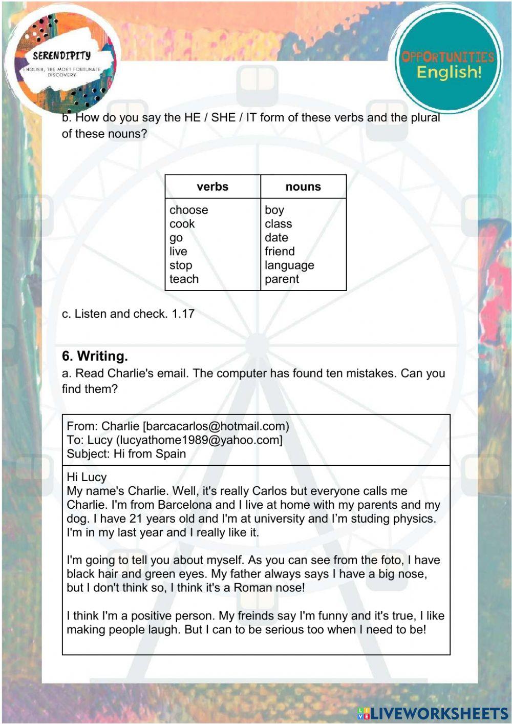 Unit 1B pre intermediate, part 2