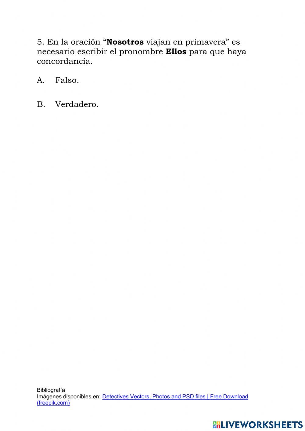 Concordancia gramatical