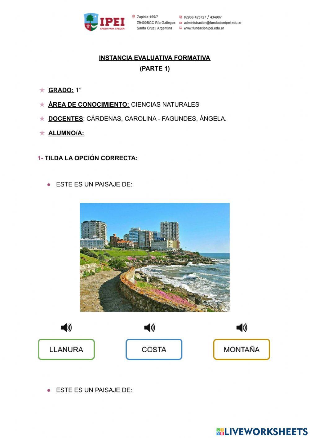 1º - paisaje (parte 1)