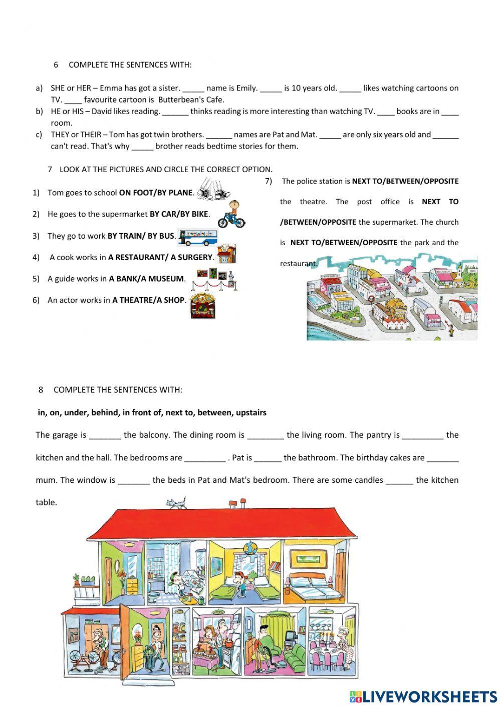 Progress test 2 - grammar practice 5R