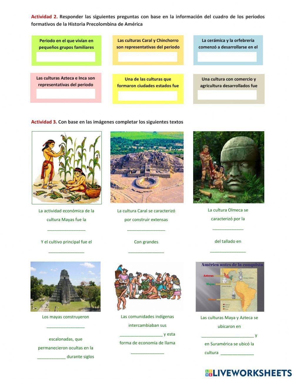 Etapas de la Historia Precolombina