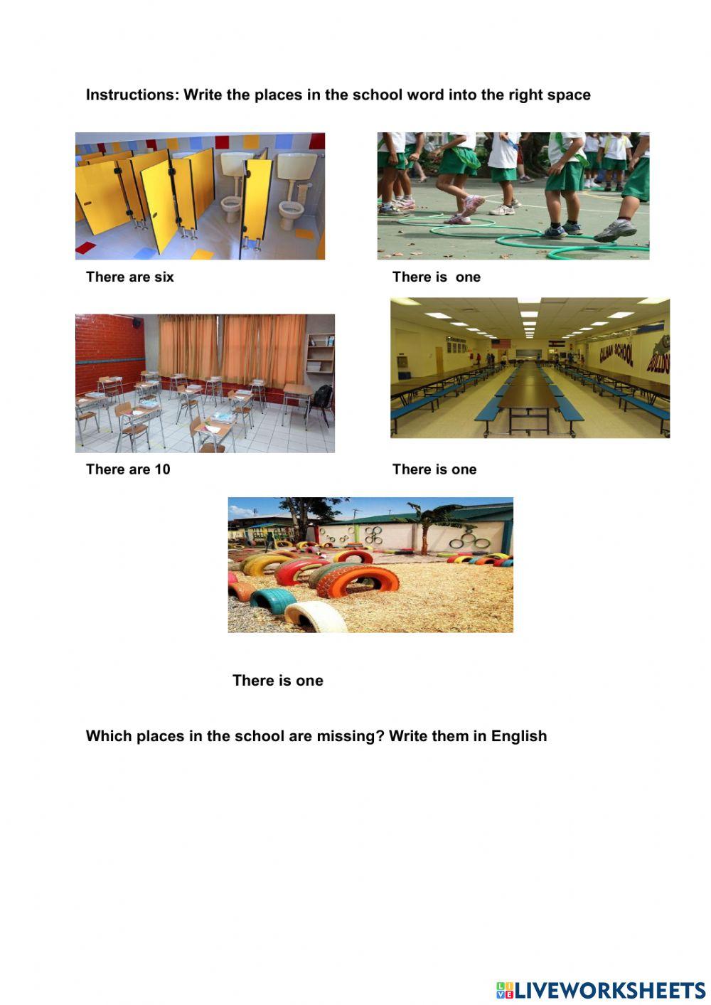 Places in the school