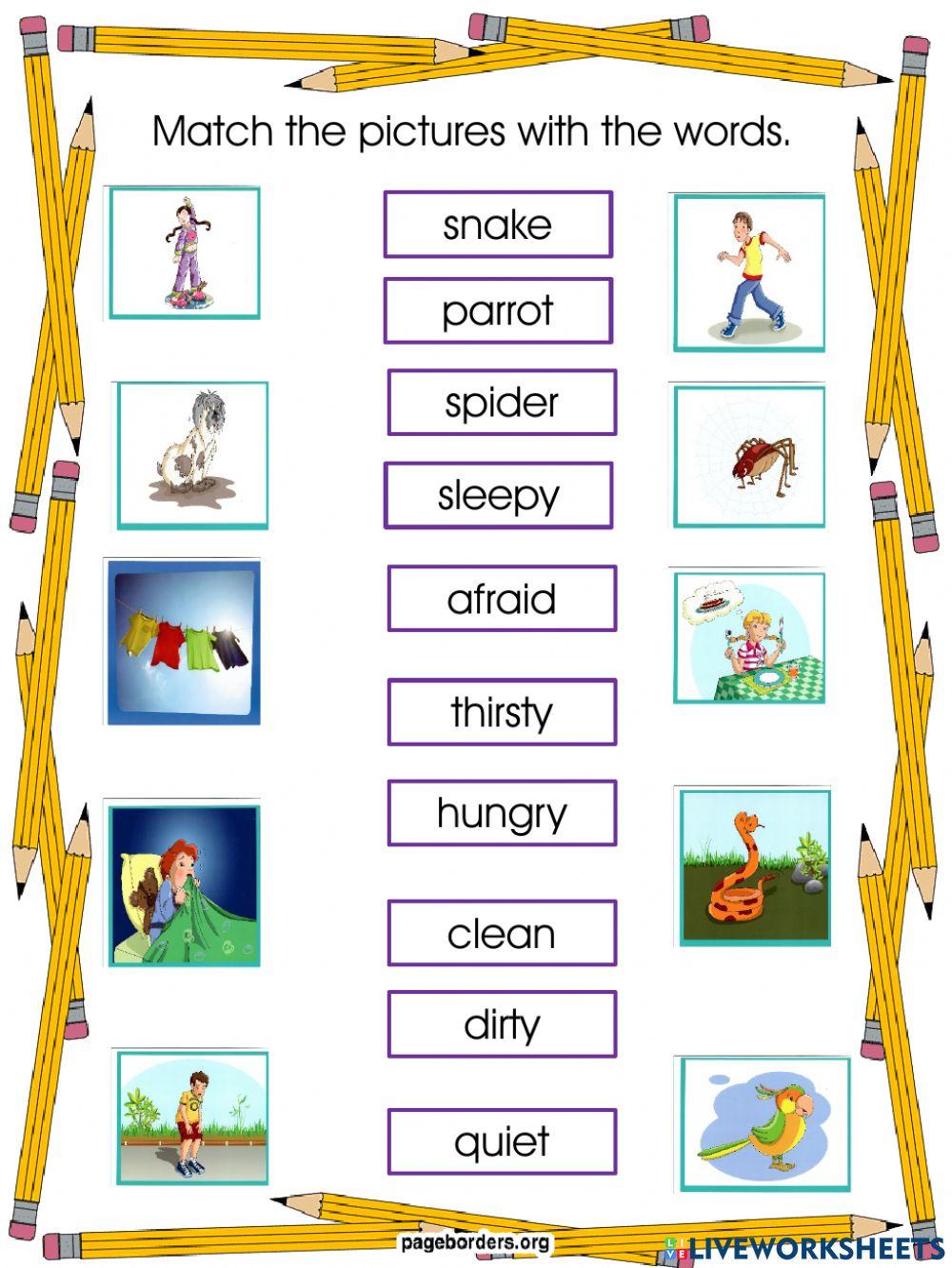 2 vocabulary april 27 worksheet Live Worksheets