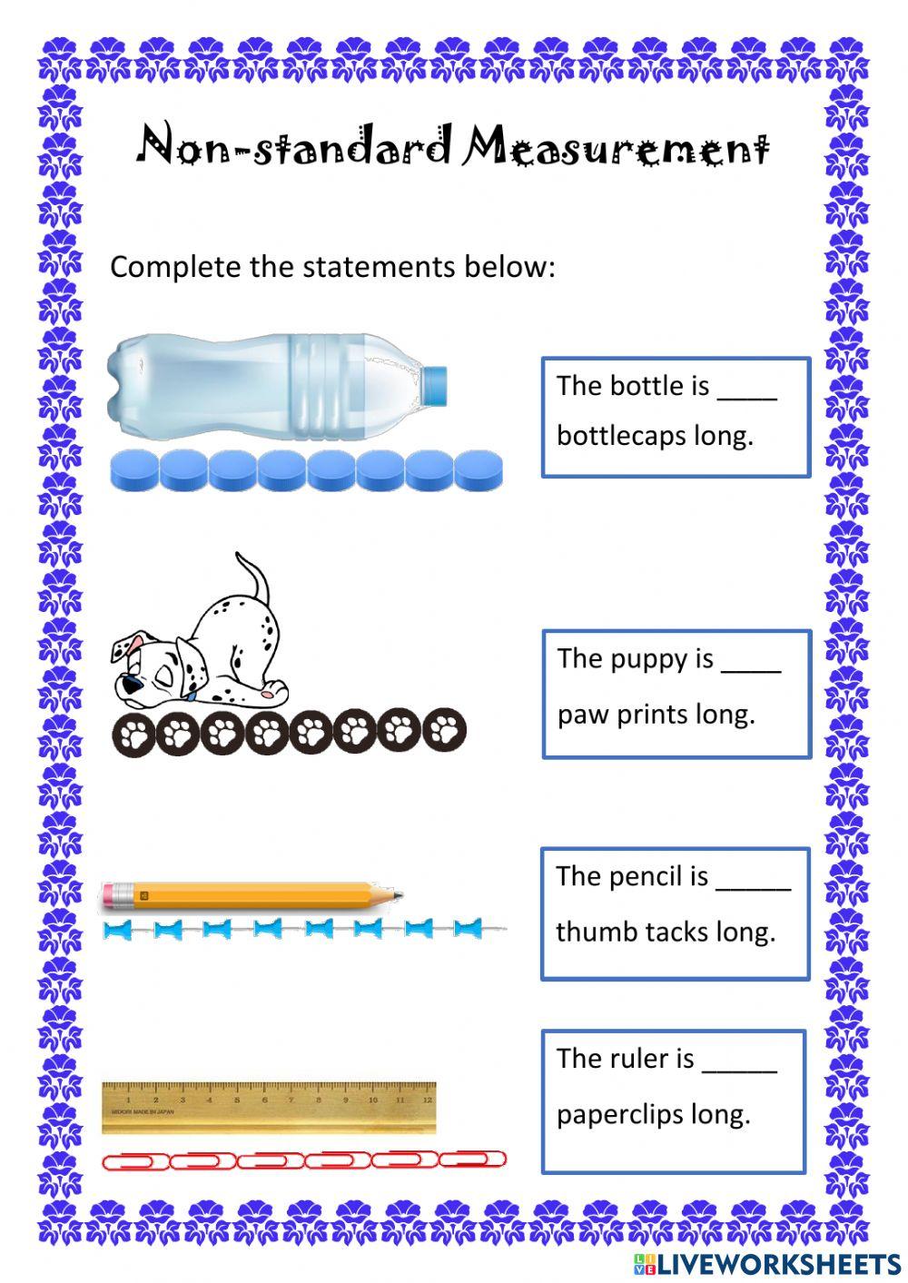 Non-standard Measurement Non-standard Measurement